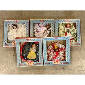 Five Duchess "Dolls of All Nations" in their original boxes